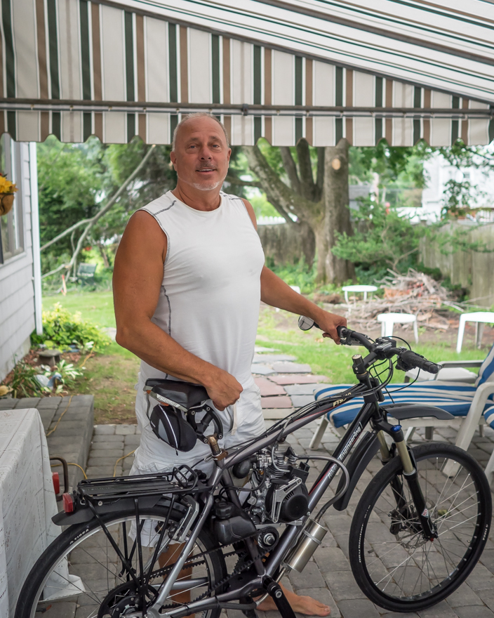 Steve Reichert and his amazing motorized bike